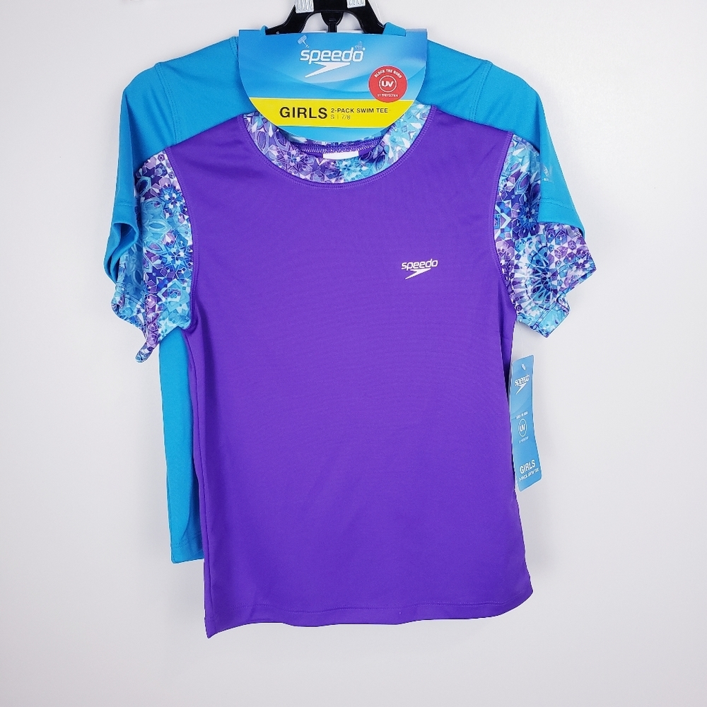 Speedo girls 2 pack swim tee